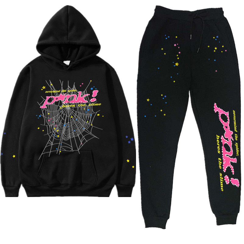 2025 European and American Trendy Style K2Y Letter Print Couple Sweatshirt Men's and Women's Hoodie Sweatshirt Set Spider Print 2025 European and American Trendy Style K2Y Letter Print Couple Sweatshirt Men's and Women's Hoodie Sweatshirt Set Spider Print