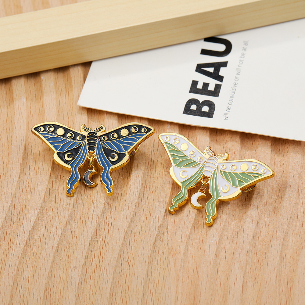 Mariposa broche japonés dibujos animados pin ins moda personalidad lindo pin aleación insignia bolsa Ropa Accesorios