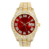 Women's watch for leisure, watch strap, calendar, swiss watch, quartz men's watch, diamond encrusted