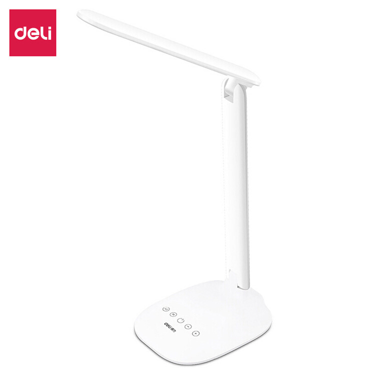 Deli 4324 lámpara de mesa recargable temperatura de color brillo de tres velocidades ajustable Oficina dormitorio lámpara de noche image 1