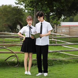 毕业班服套装英伦学院风高中初中学生合唱诗歌朗诵比赛演出服校服