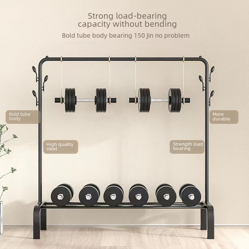 Wall-mounted wardrobe hanger with wheels, movable and suitable for bedroom, living room, stylish and luxurious clothes drying rack, wholesale