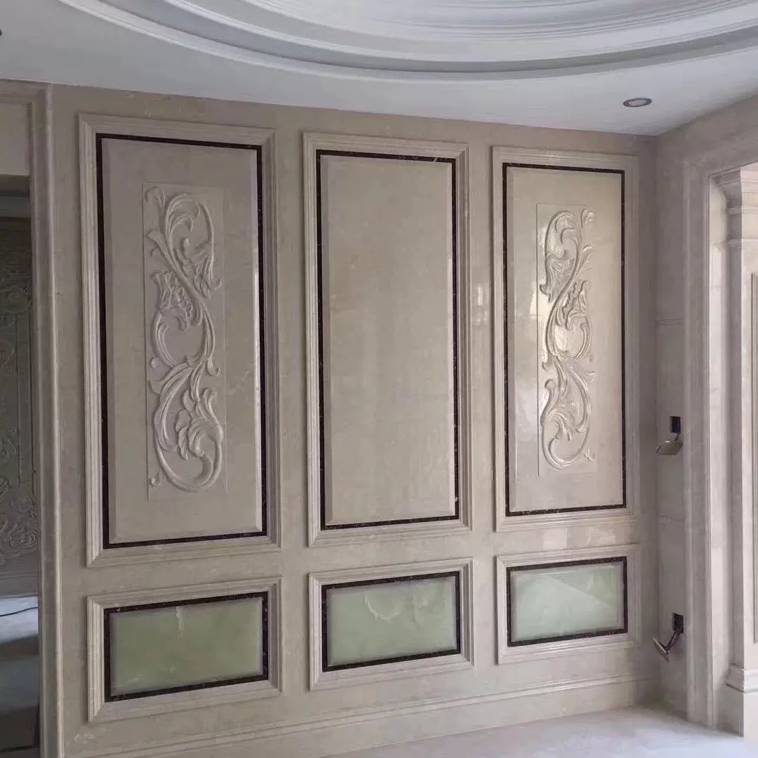 大理石护墙板产品系列黄色天然石装饰纹石环保石材