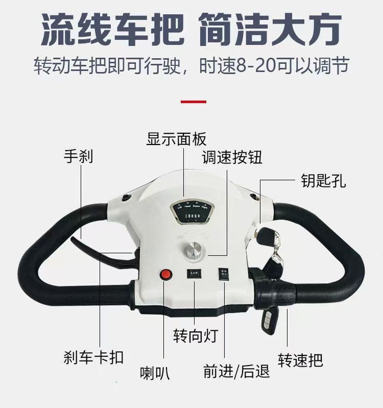 Exportable from source factory: E20 low-speed four-wheel electric vehicle, electric vehicle for sightseeing and transportation in scenic areas and parks