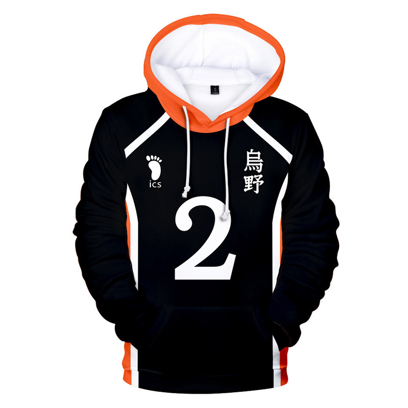2020 Amazon New Volleyball Juvenile Animation Peripheral cospaly3D Digital Printing Long Sleeve Hooded Sweat 2020 Amazon New Volleyball Juvenile Animation Peripheral cospaly3D Digital Printing Long Sleeve Hooded Sweat