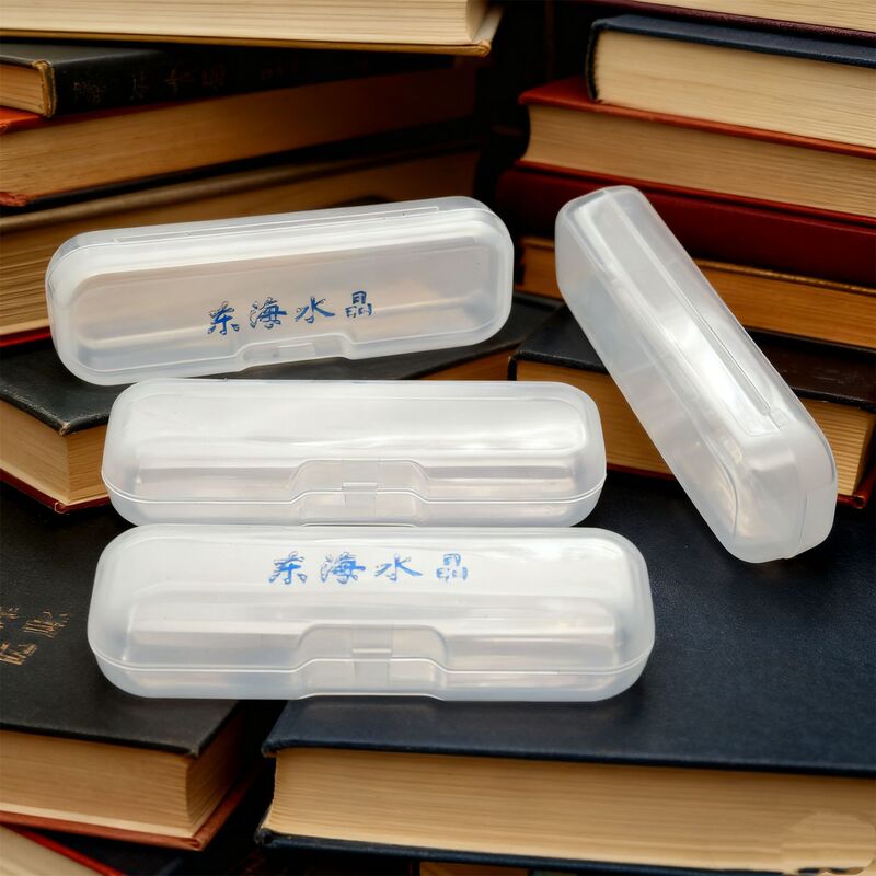 Glasses Case Transparent Plastic Small Reading Glasses Transparent Glasses Case Hard Plastic Packaging Box Factory Direct Sales Wholesale