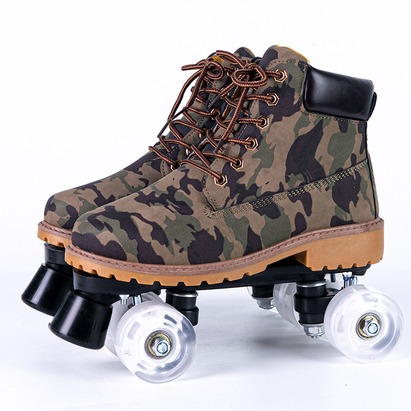 21 nuevos pares de patines de doble fila para adultos poleas de doble fila patines de cuatro ruedas para hombres y mujeres ruedas de patinaje sobre ruedas para adultos