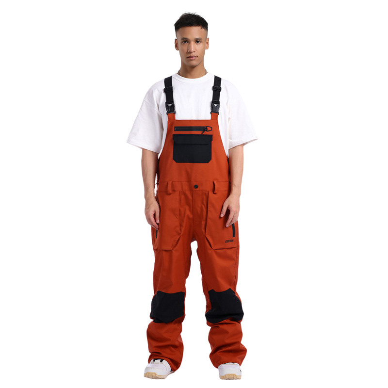 Nya skidbyxor med remmar för män, vindtäta, varma och vattentäta skidbyxor med enkel och dubbel bräda, i ett stycke, herr_voghion.com