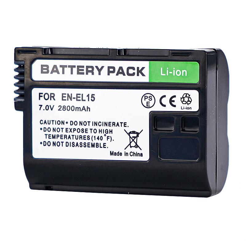 EN-EL15 batería adecuada para Nikon D850 D810 D800 D750 D610 D600 D7500 EL15A