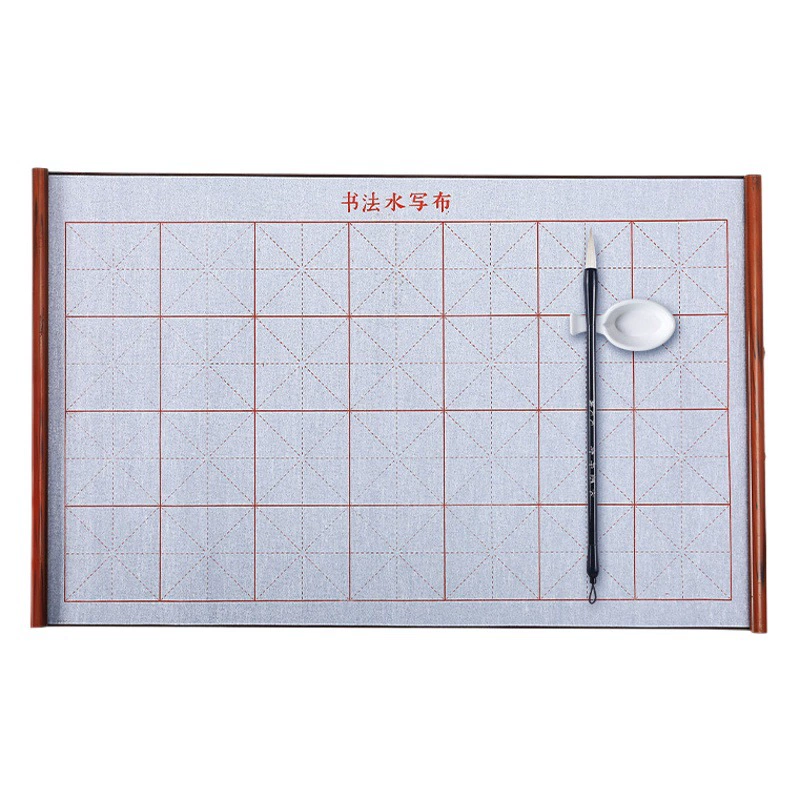 Прямая поставка с фабрики начинающие практика каллиграфии вода ткань для письма синий дракон зерно рисовое слово Дамасская десять тысяч раз вода ткань для письма свиток