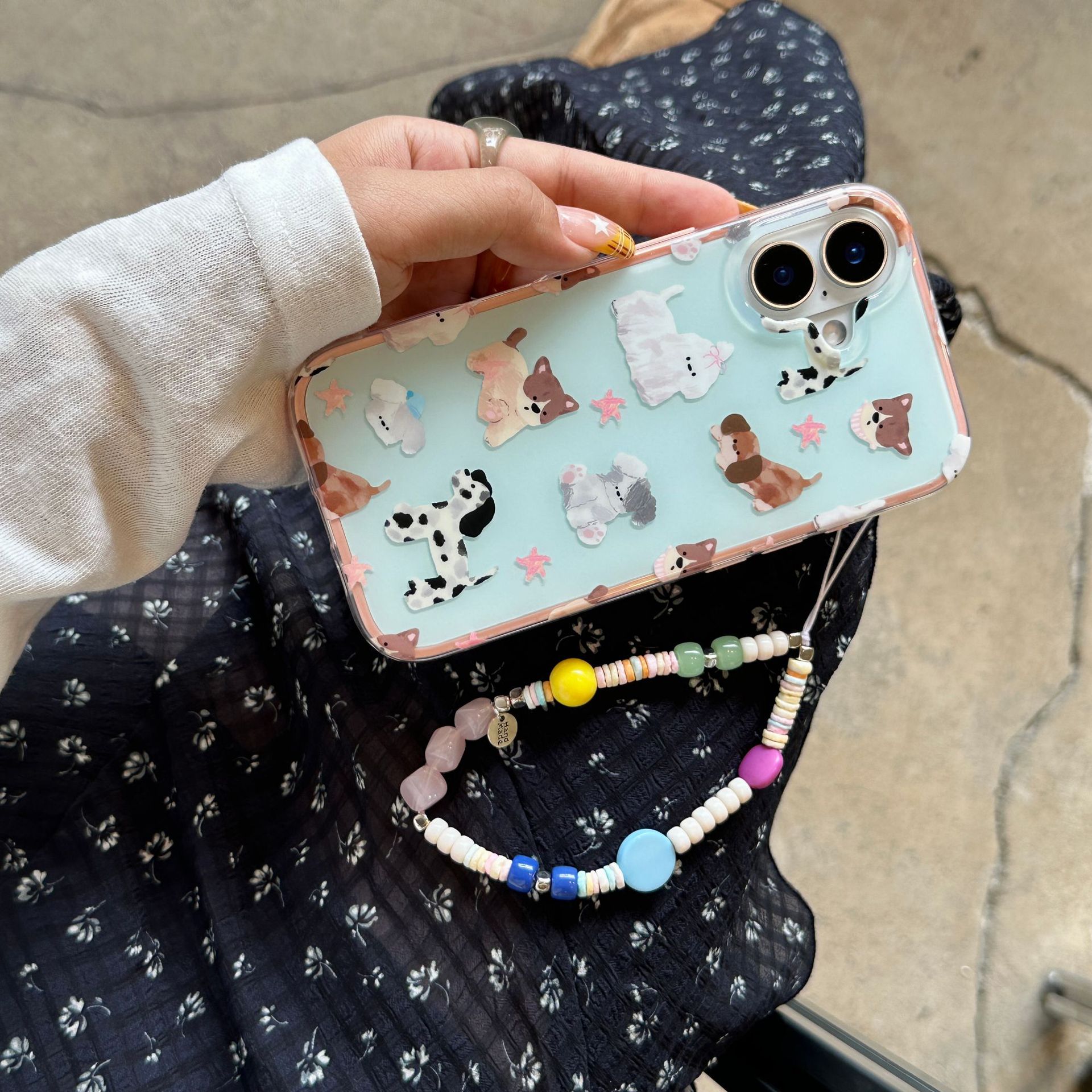 Divertido cachorro lindo de pantalla completa para iPhone15/16 funda para teléfono móvil 15Pro pareja 16PM nuevo 13/14 hembra