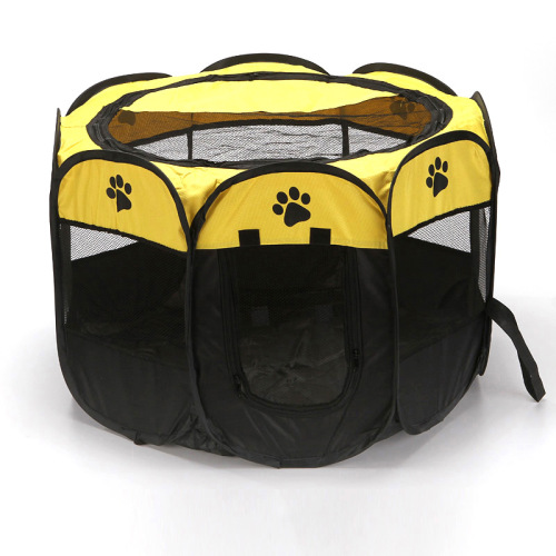 Factory direct supply foldable pet octagonal tent, pet delivery room, Oxford cloth pet octagonal cage, cat nest and dog cage
