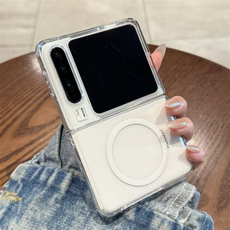 Suitable for Huawei Pura X Mobile Phone Case, Purax Collector's Edition Protective Cover, Transparent and Simple Foldable Screen Full-Cover Hard Case Suitable for Huawei Pura X Mobile Phone Case, Purax Collector's Edition Protective Cover, Transparent and Simple Foldable Screen Full-Cover Hard Case