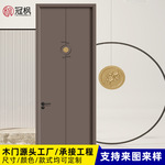 中山木门实力工厂复合烤漆门 轻奢灰色别墅房间卧室套装烤漆门