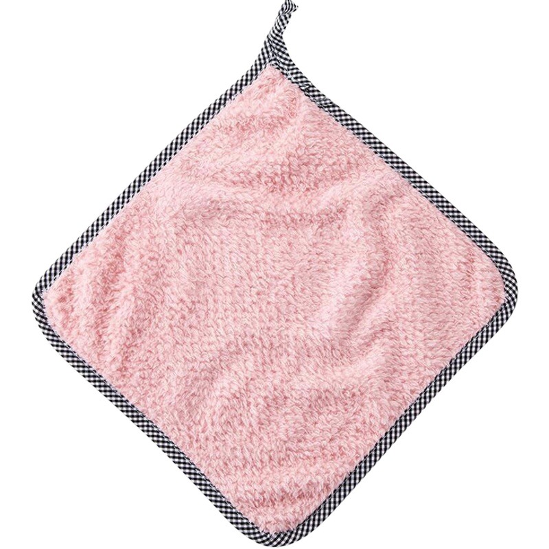 Paño grueso y suave de coral de doble cara trapo absorbente engrosado no pelusa antiadherente aceite plato toalla cocina estropajo plato paño