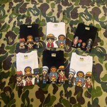 长期有 BAPE X ONEPIECE 海贼王 短袖T恤尺码表