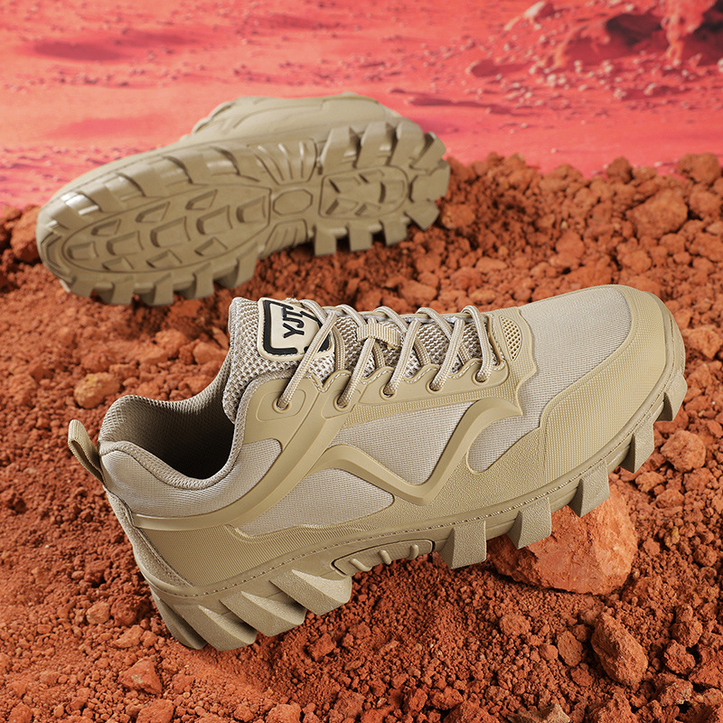 Zapatos de montaña al aire libre para hombres de otoño transpirables antideslizante desgaste caminata de montaña zapatos deportivos casuales de hombre tamaño transfronterizo