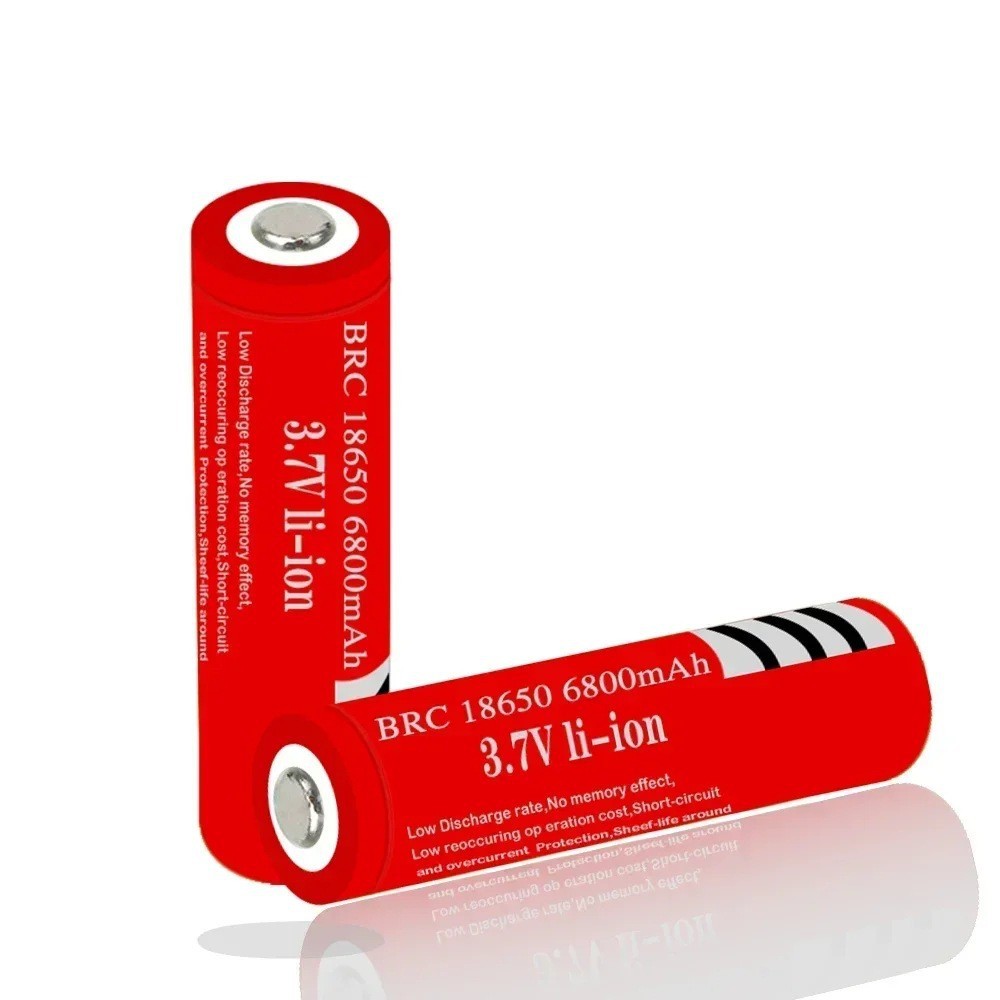 新电池3.7V 6800mAh BRC 18650可充电电池锂离子锂电池