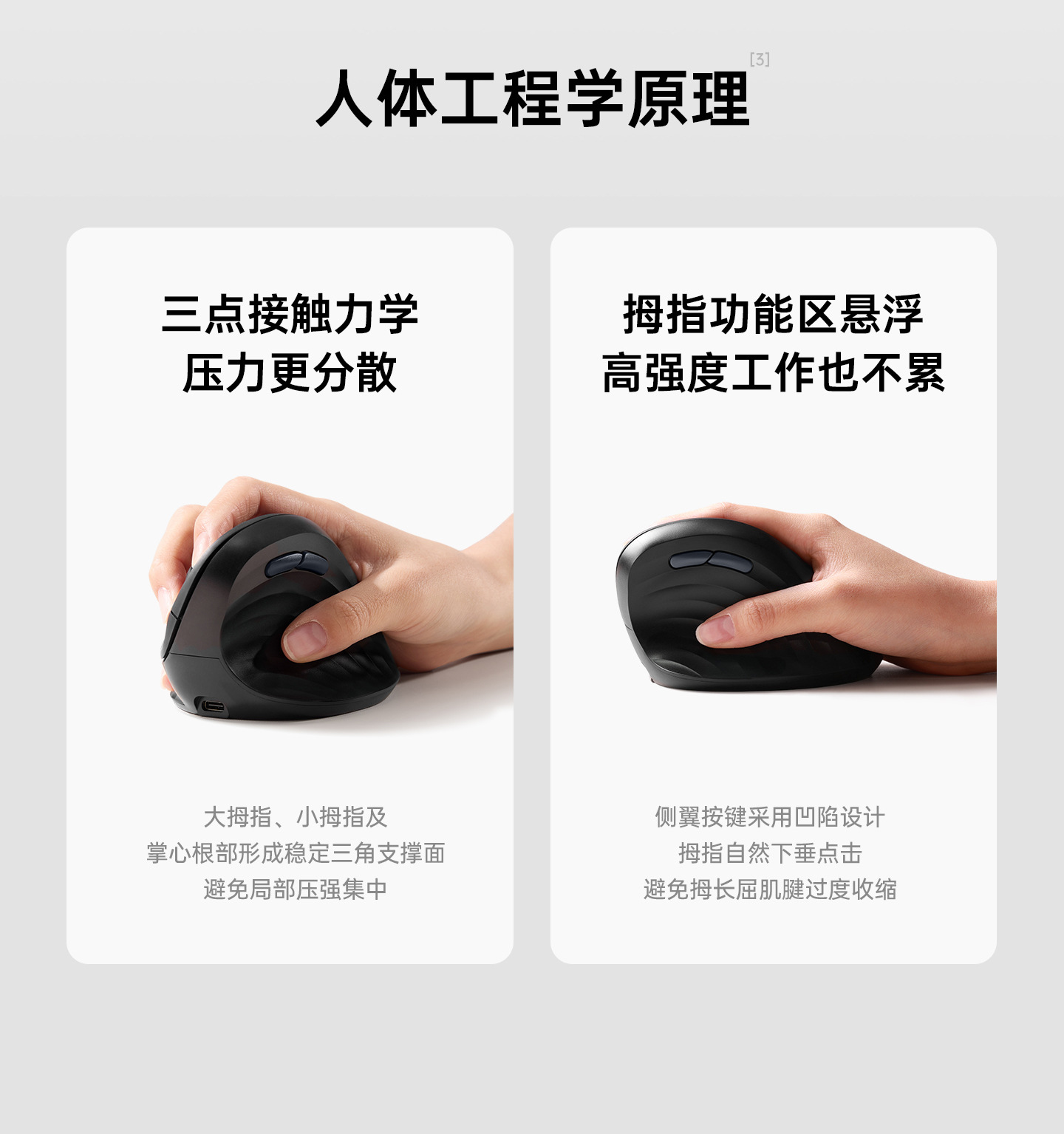W&P无线蓝牙鼠标静音人体工学垂直办公适用MAC笔记本礼品定制团购