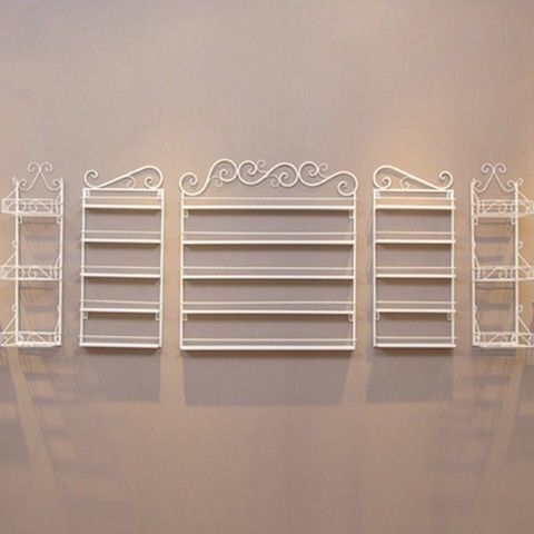 Nail Polish Glue Shelf Iron Art Nail Art Display Rack Wall Cosmetics Wall Hanging Nail Polish Glue Net Red Wall Hanging Rack
