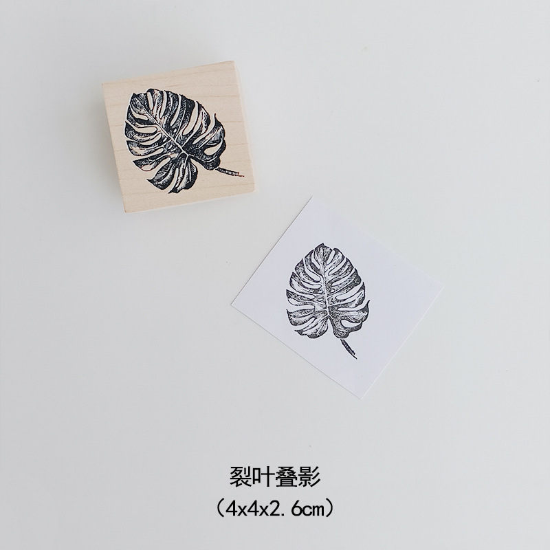 定制橙色橡胶枫木木质印章 工厂大批量定制印章 晕染渐变公司logo|undefined
