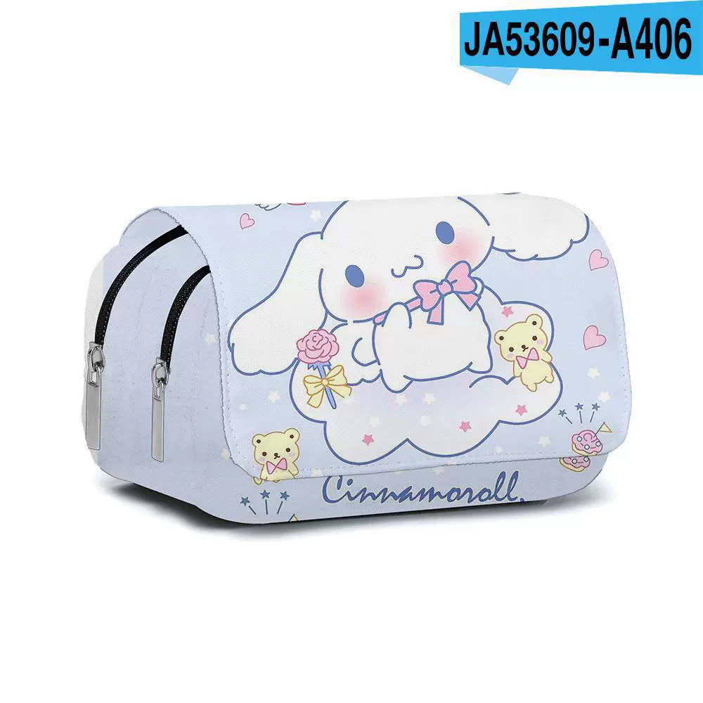 Sanrio, двойной слой футляр для карандашей, 3D, Cinnamoroll