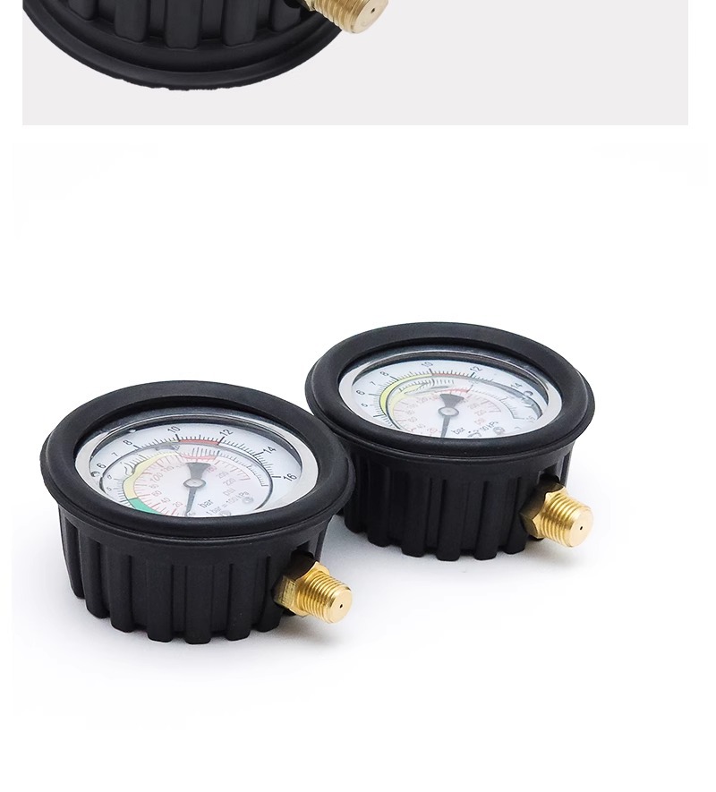 Oil-immersed anti-seismic vehicle tire pressure gauge tire pressure gauge inflation gun special 13mm11mm meter high precision