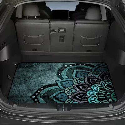 Avtomobil döşəmə paspasları: Mat, Stain-Resistant and Wear-Resistant, All-Season - 318-plus-trunk-mat-4-75100cm-crystal-velvet-dot-plastic-bottom