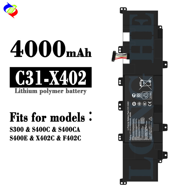 Suitable for Asus S300/S400C/S400Ca/S400E/X402C Laptop Battery C31-X402 Wholesale