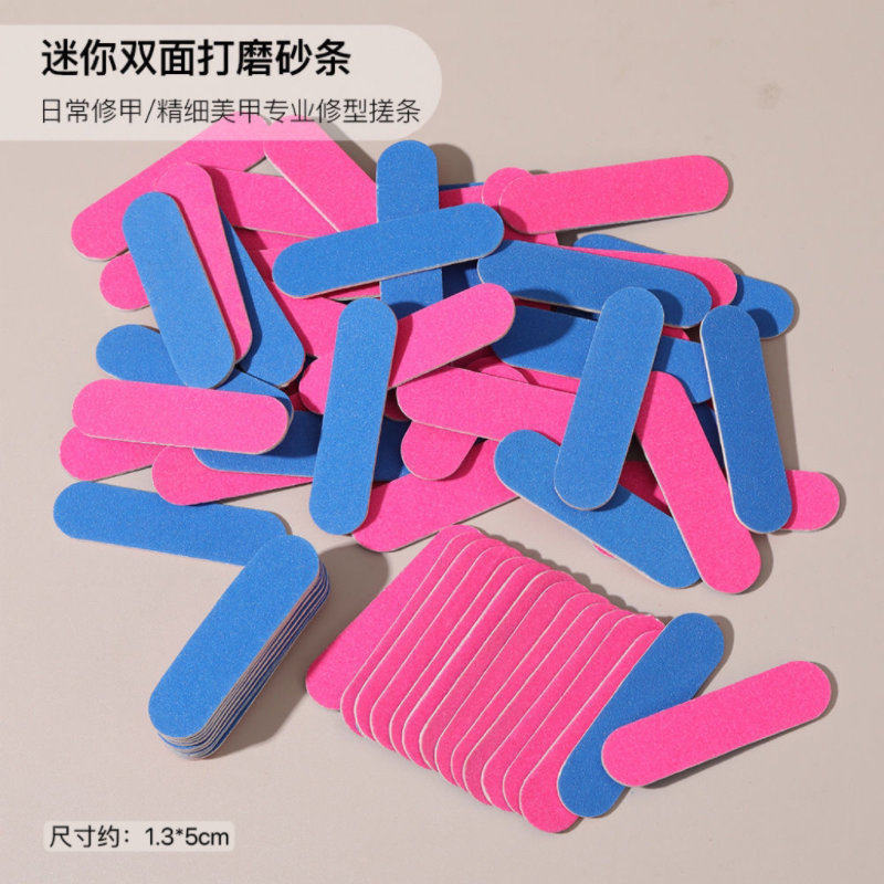100 Disposable Manicure Tools Mini Sanding Strips Nail Files Polishing Sticks Double-Sided Nail Care Travel Pack 100 Disposable Manicure Tools Mini Sanding Strips Nail Files Polishing Sticks Double-Sided Nail Care Travel Pack
