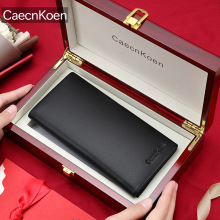 钱包男真皮长款软牛皮男士钱夹商务大容量多功能皮夹子可一件代发