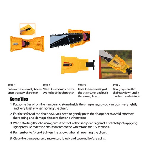 Cross-border supply of chain saw sharpeners, chain saw chain sharpeners, quick chain sharpening tools, chain sharpening stones, saw blade sharpeners