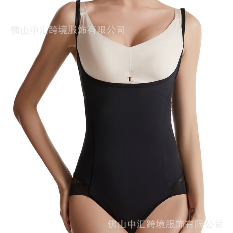 Translucent Seamless Tummy Control Body Shaper Bodysuit Belly Control Butt Lifting Bodysuit Cross Border Ladies Underwear Bodysuit