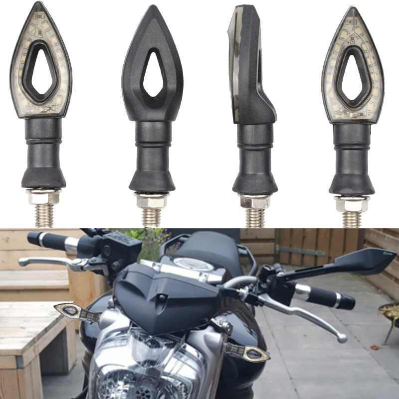 摩托车改装配件空心转向灯 总成LED灯 12V转弯灯方向灯装饰灯|ms