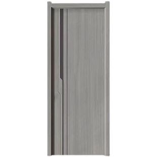Modern Interior Door Carbon Crystal Door Solid Wood Composite Door Bedroom Paint-Free Door Soundproof Interior Door Complete Set for Home Use