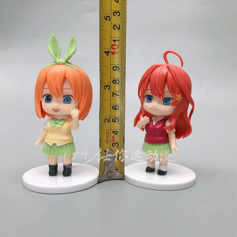 [Аниме-брелоки в стиле чиби 5 видов (5 версий) персонажи направления The Quintessential Quintuplets, набор мини-брелков-игрушек для выкладки]