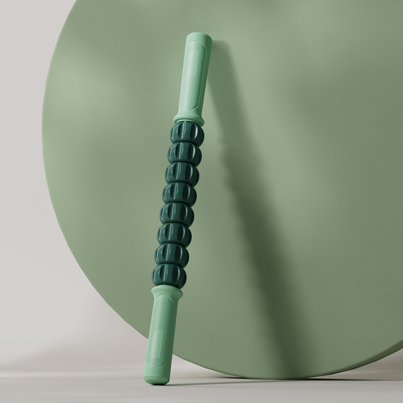Masaje de relajación muscular de dientes de lobo, rodillos de yoga, piernas delgadas, acondicionamiento físico de la fascia, rodillos de masaje para todo el cuerpo