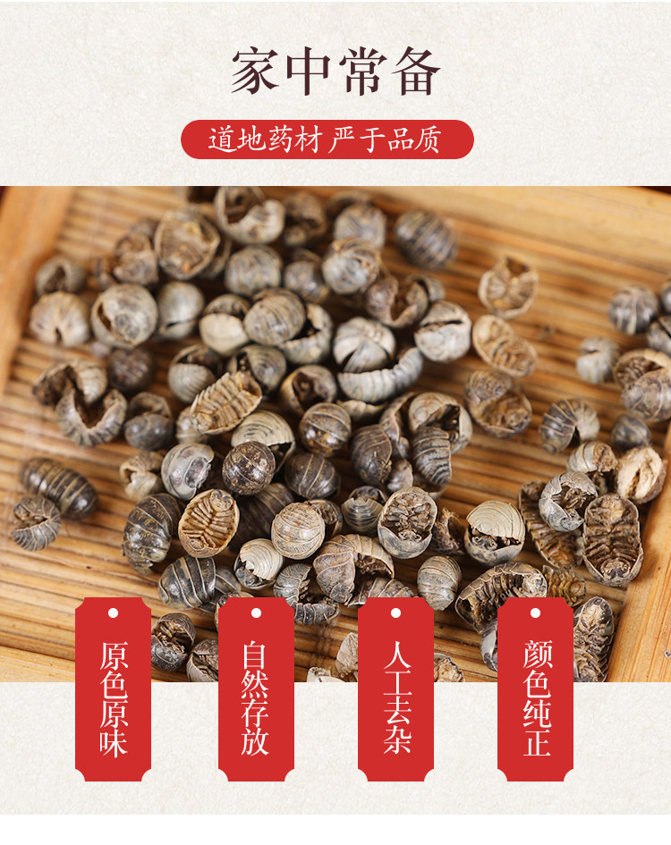 Dried Pill Bug Shu Fu Chong 鼠妇 Whole Insect Traditional Chinese Herb 500g overview