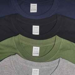 【Xuan Ke】180g Pure Cotton T-shirt, 79000 Combed 26s Loose Round Neck Solid Color Short Sleeve Printed Logo Wholesale