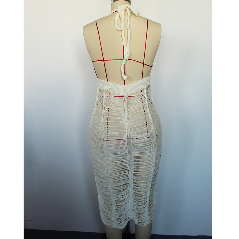 Womenu0027S Fashion Solid Color Polyester Polyacrylonitrile Fiber Cover Ups 1 Piece