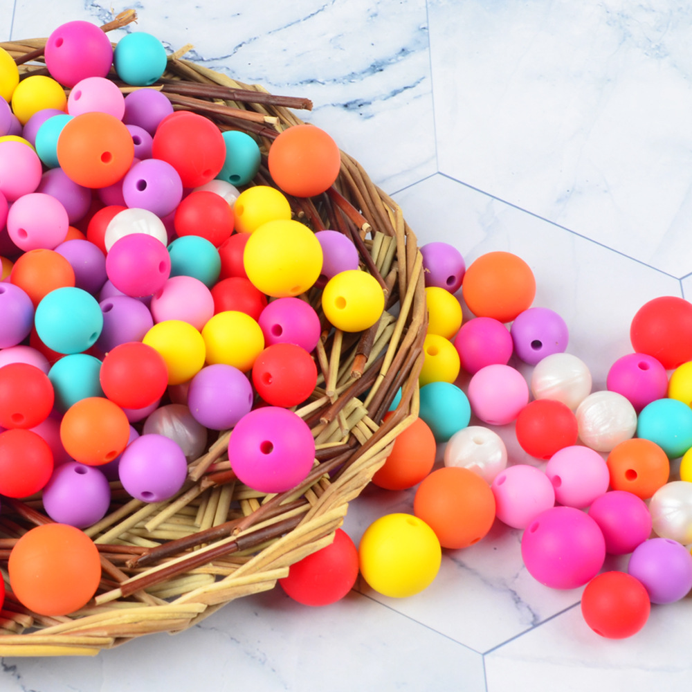 Silicone beads, accessory, accessories handmade, DIY, size 9, 9/12/15mm 3