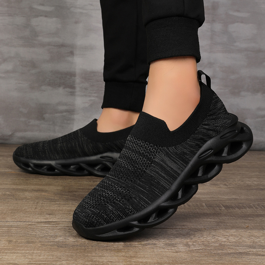 Outdoor-Wanderschuhe Einlagige Schuhe Sommersport Fliegengitterschuhe Atmungsaktiv Leichte Reise-Wandersockenschuhe mit weicher Sohle_voghion.com