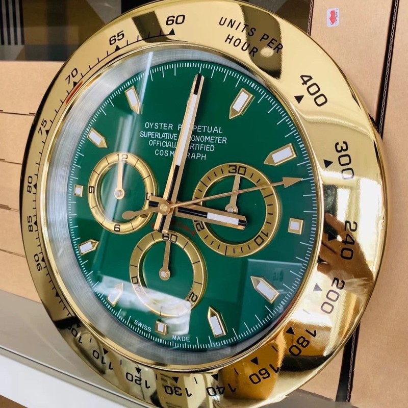 源头工厂直销 R L X 水鬼 GMT SEA 迪通拿系列14寸金属外壳表挂钟|undefined