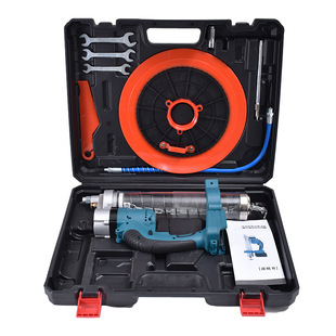 Yanlong electric grease gun explosion-proof pc transparent large capacity portable labor-saving pressure rod type oiler