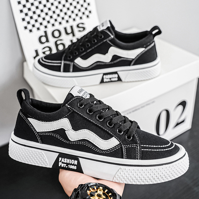 Zapatillas de Lona para Hombre, Novedad de Invierno 2025, Zapatillas Deportivas Antideslizantes, Transpirables, Rojas, Versátiles e Informales para Hombre