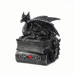 越境配送樹脂工芸品D&Dブラックドラゴンジュエリーボックス置物収納装飾品ギフトクリエイティブ置物