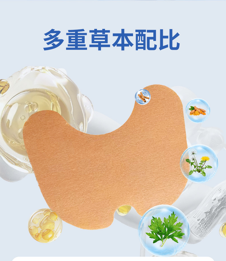 Glucosamine Chondroitin Patch with Mugwort for Knee Shoulder Neck and Lumbar Comfort 5 Patches per Box key features