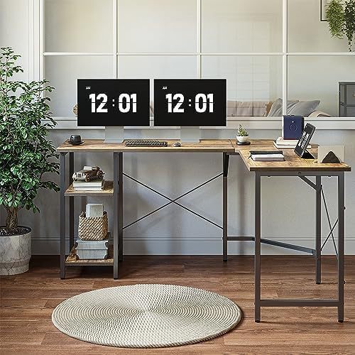 L-shaped desk large computer desk double game table family desk assembly foreign trade explosions Amazon cross-border