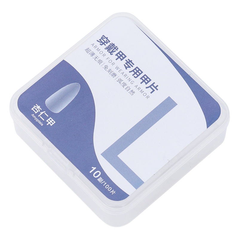 Desgaste de uñas especial pieza de uñas talla libre ultra-delgada sin costuras parche de uñas falsas uñas 100 piezas fábrica al por mayor