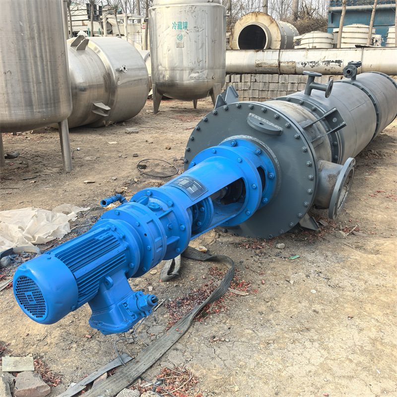 二手不锈钢薄膜蒸发器 废水蒸发设备 离心式外循环刮板薄膜蒸发器